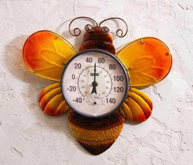 Outdoor Bee Wall Thermometer - THDC3KMET326