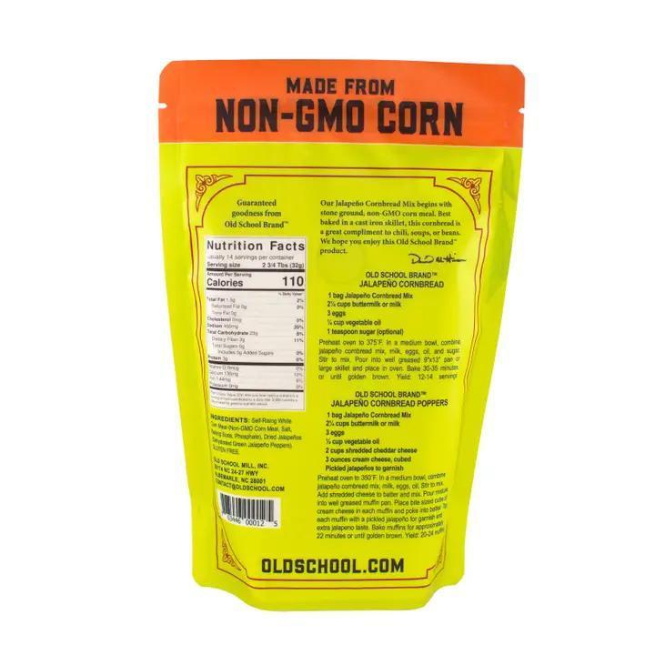 Old School Brand -  Jalapeno Cornbread Mix 16 oz - 0012