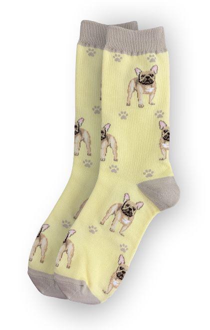 E&S Pets - French Bulldog Tan Full Body Socks 800 FB-64