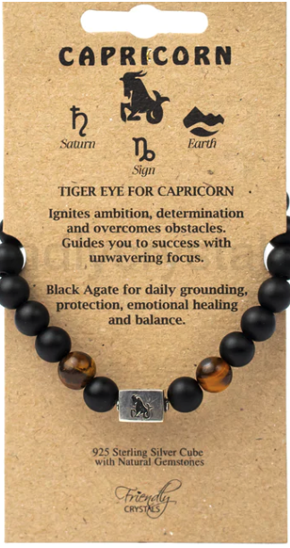 Friendly Crystals - Zodiac Collection - Capricorn - 6MM