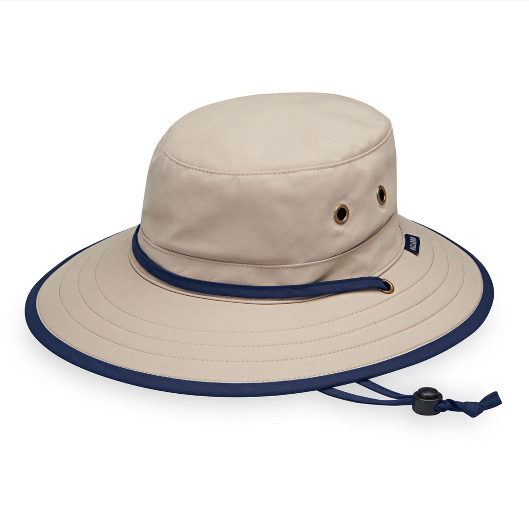 Wallaroo Hat Company - Explorer - Camel / Navy 61cm - MEXP-20-CN-L/XL