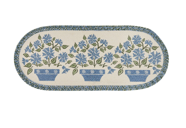 Park Designs - Emmaline Print Braided Table Runner - 4874-121