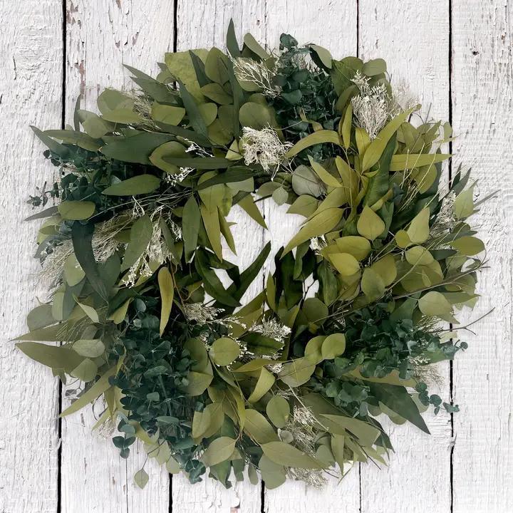 Andaluca - Wildflower Garden Eucalyptus Wreath - SGW1