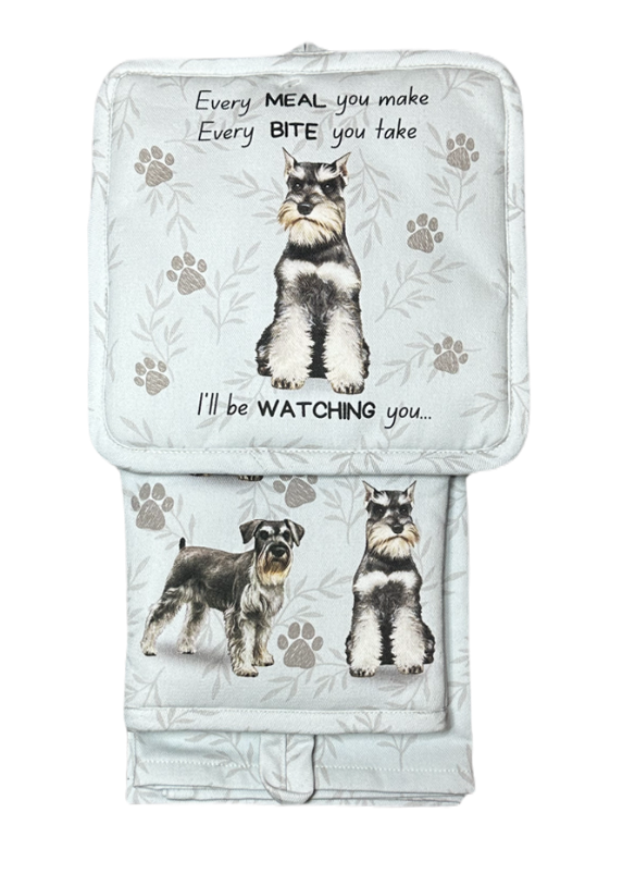 E&S Pets - Schnauzer - 3 Piece Kitchen Set - 311-34