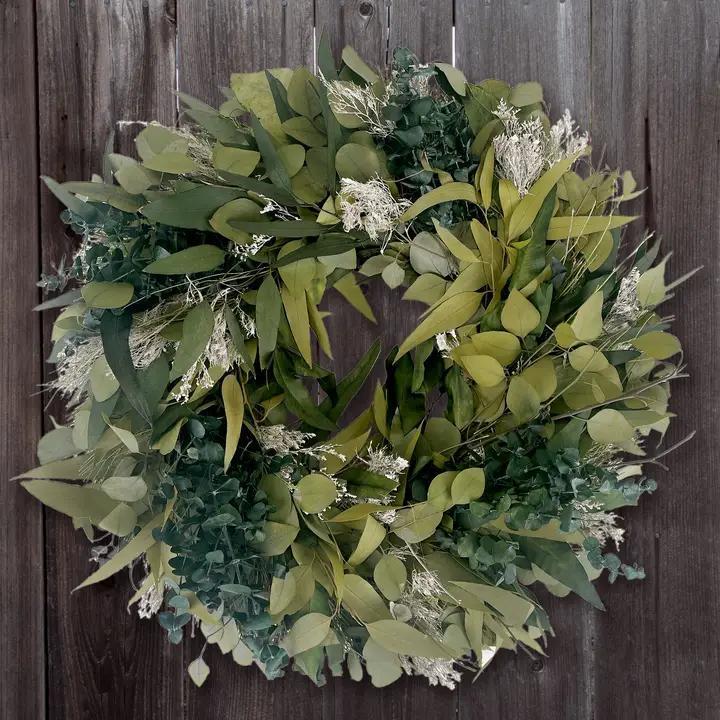 Andaluca - Wildflower Garden Eucalyptus Wreath - SGW1