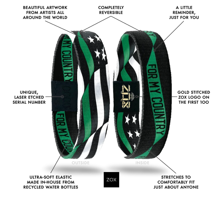 ZOX - For My Country Hero Bracelet - IR-FMC