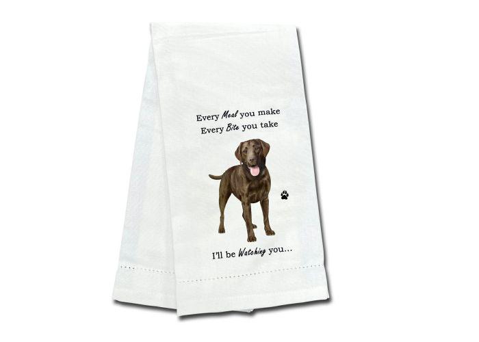 E&S Pets - Labrador Chocolate Kitchen Towel 711-22