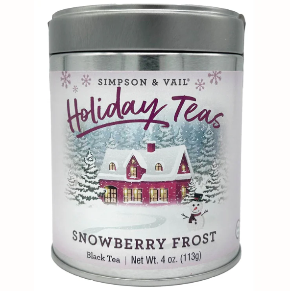 Simpson & Vail - Holiday Tea - Snowberry Frost 4 oz