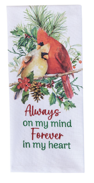 Park Designs - Holiday Cardinal Love Decorative Dishtowel - 9879-106