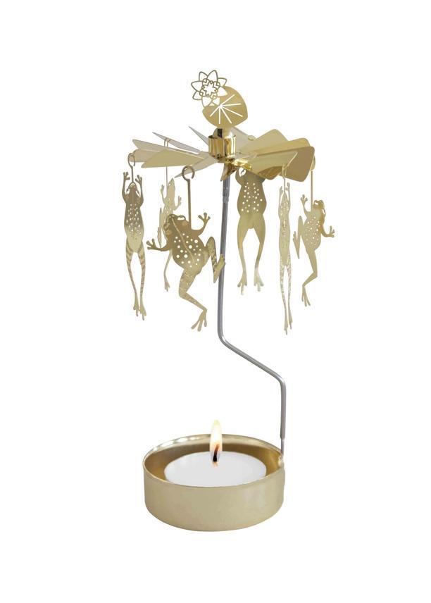 Rotary Candleholder - Frogs - 90-AN130G