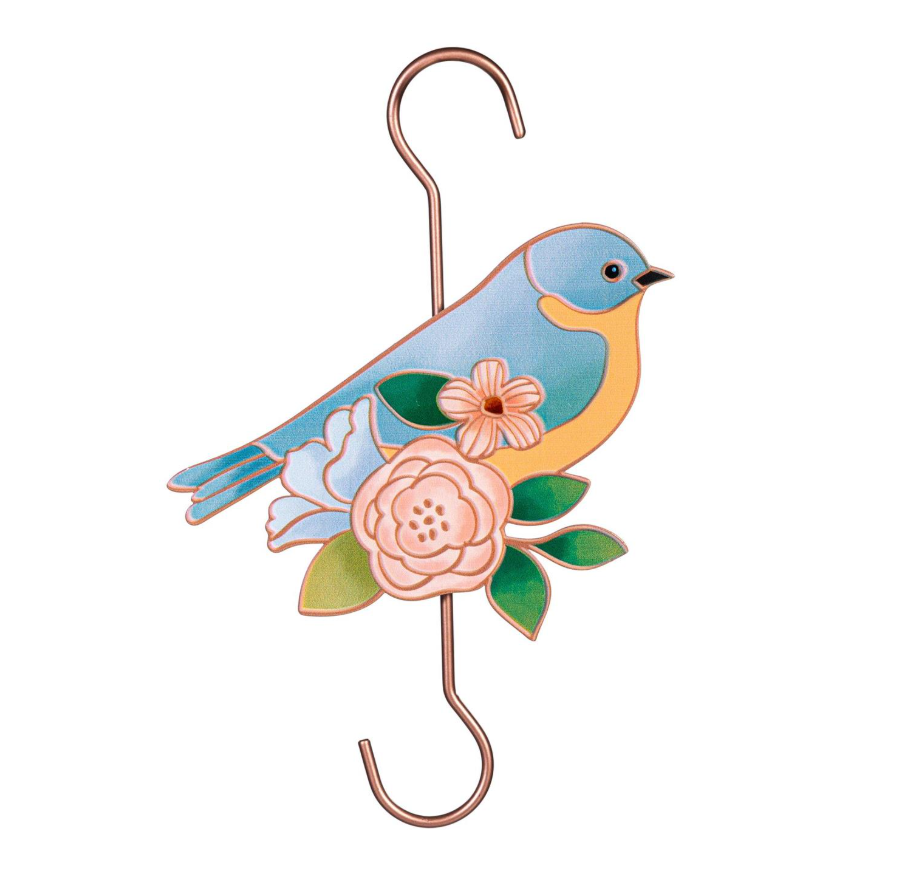 10" Metal Bird Planter Hook - Assorted Styles - PXS6L6MET326