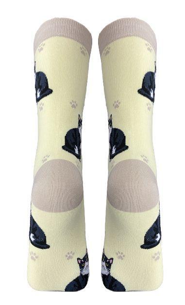 E&S Pets - Cat, Black & White Full Body Socks 801 FB-3