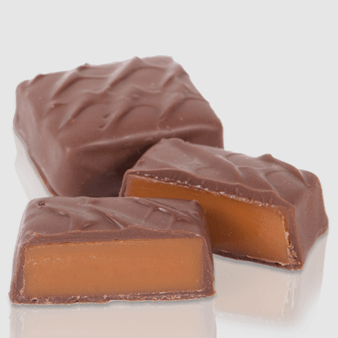 Abdallah Candies - Jumbo Caramel Squares Milk Chocolate - 2225S ( GF )