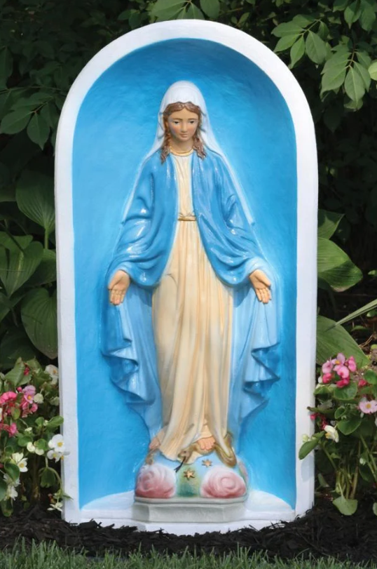 30" Blessed Mother & Grotto - 1455