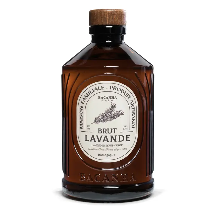 Bacanha - Raw Lavender Syrup - Organic - 13.5 oz - LAVANDE-S47