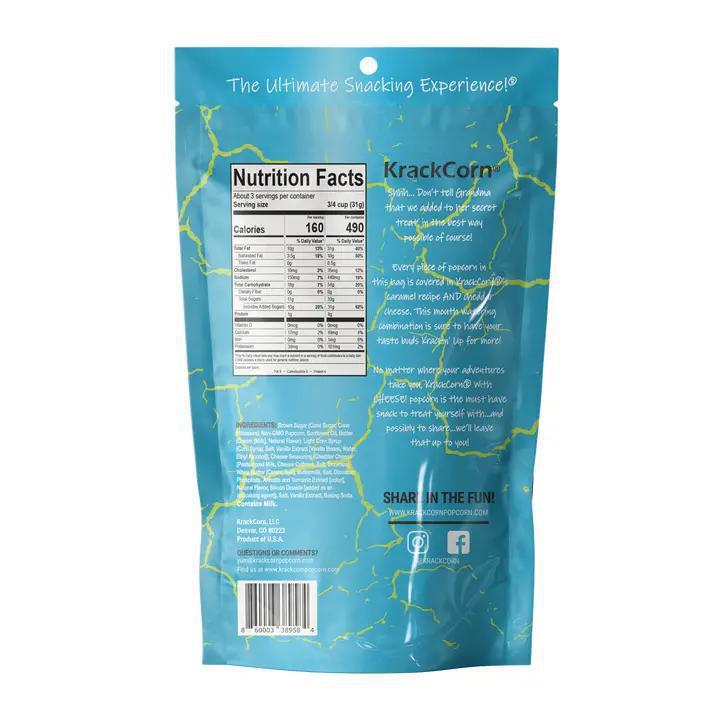 KrackCorn Popcorn - With Cheese 3.25 oz