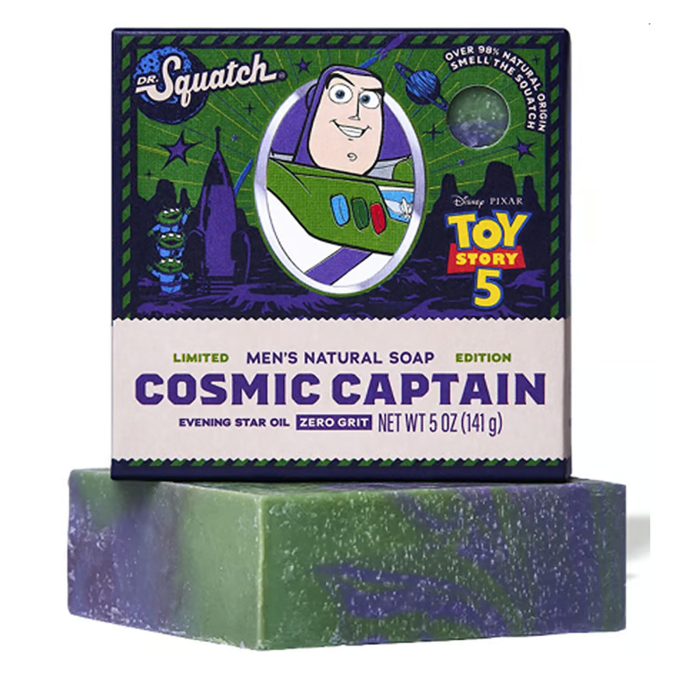 Dr. Squatch - Toy Story 5 - Cosmic Captain Bar Soap 5 oz - WH-BAR-BZZ-01