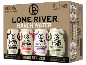 Lone River - Ranch Water Seltzer Variety 12 Pack 12 oz Cans - 606383