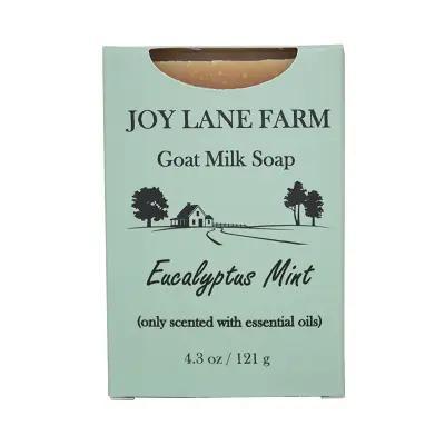 Joy Lane Farm - Bar Soap Goat Milk - Eucalyptus Mint  4.3 oz