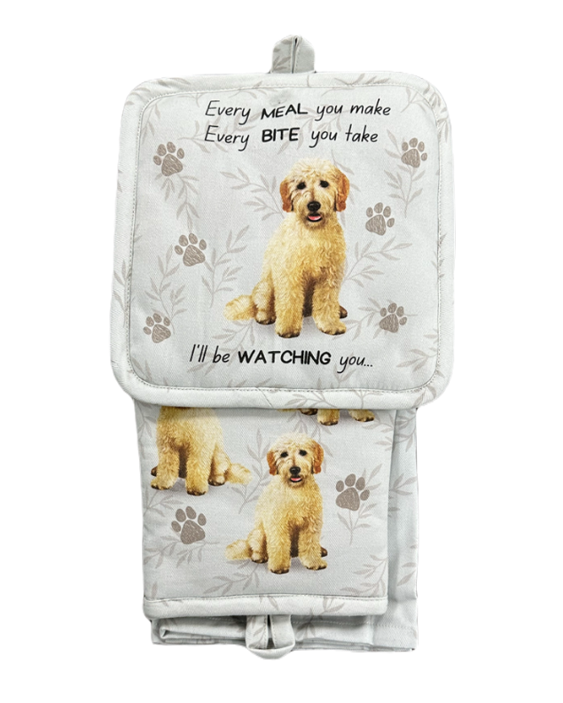 E&S Pets - Goldendoodle - 3 Piece Kitchen Set - 311-134