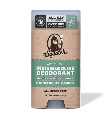 Dr. Squatch - Invisible Glide Rainforest Rapids Deodorant 2.65 oz - WH-IGD-RAR-01