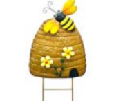 33"x16" Beehive on Two Poles - 939-01321