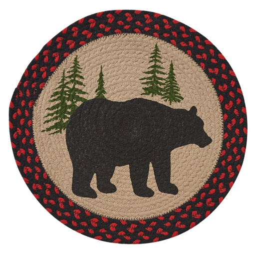 Park Designs - Black Bear Braided Placemat - 6956-010