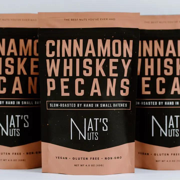 Nat's Nuts - Cinnamon Whiskey Pecans 4 oz