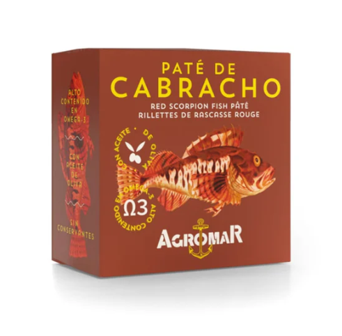 Agromar - Red Scorpion Fish Pate ( Paté de Cabracho 'Agromar', lata ) 3.5 oz - AGRO-2628-1