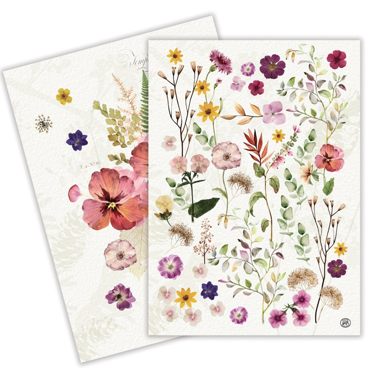 Stonewall Kitchen - Michel Design Works - Pressed Flowers Kitchen Towels Set of 2 - 830447