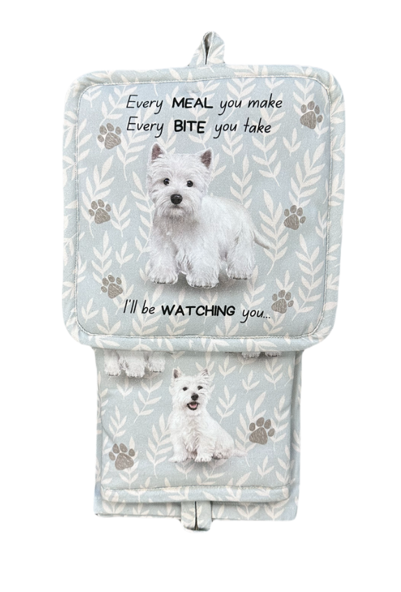 E&S Pets - Westie - 3 Piece Kitchen Set - 311-45