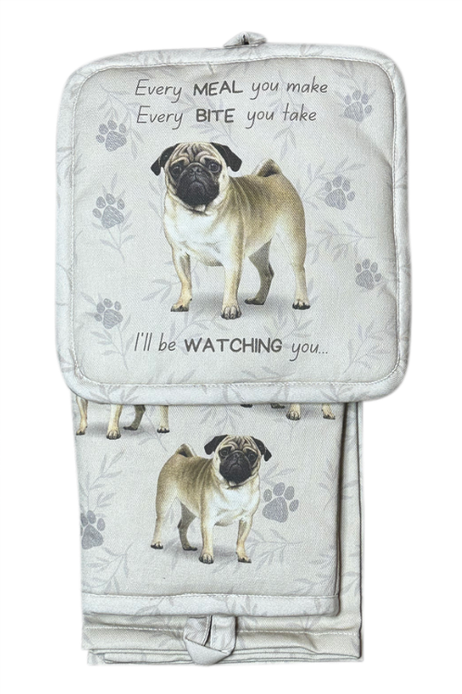 E&S Pets - Pug - 3 Piece Kitchen Set - 311-31