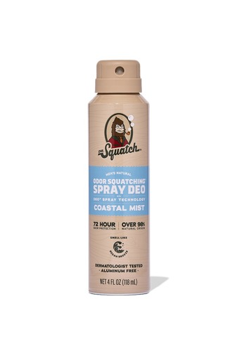 Dr. Squatch - Spray Deodorant Costal Mist 4 oz - WH-SDO-CSM-01