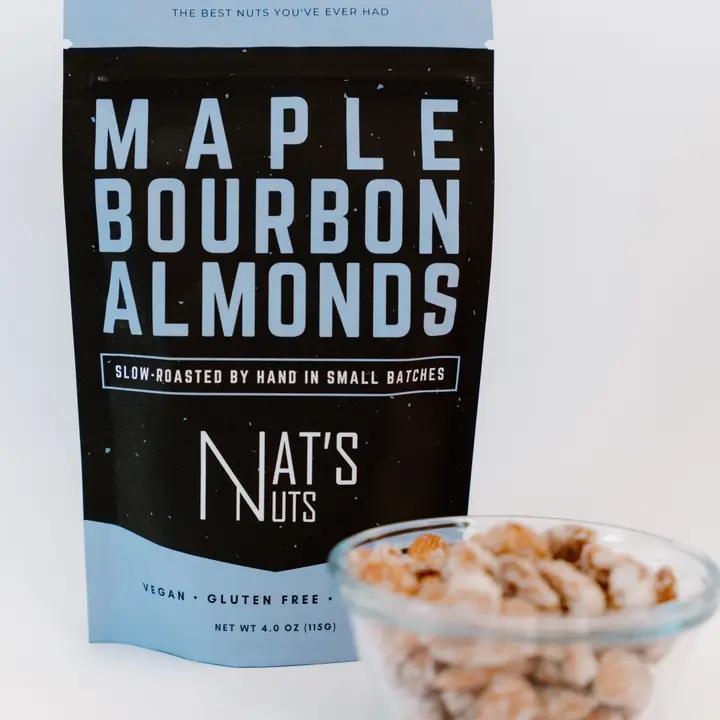 Nat's Nuts - Maple Bourbon Almonds 4 oz
