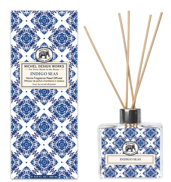 Stonewall Kitchen - Michel Design Works - Indigo Seas Home Fragrance Reed Diffuser 3.4 oz - 823438