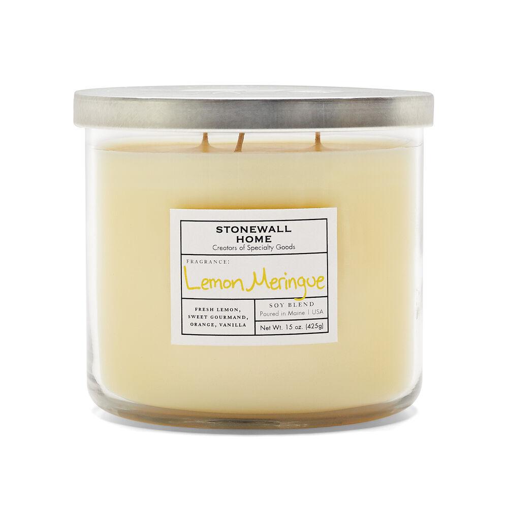 Stonewall Kitchen Lemon Meringue Candle - 15 oz Bowl 651517 DISVEN