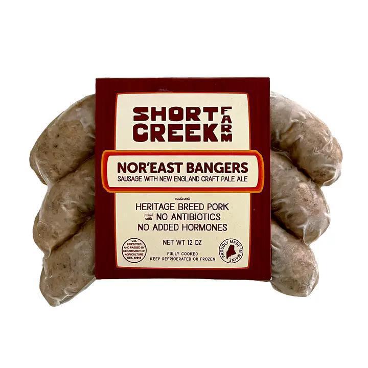 Short Creek Farm  - Nor'east Bangers - Fully Cooked Pork Sausage 12 oz - SGBANG