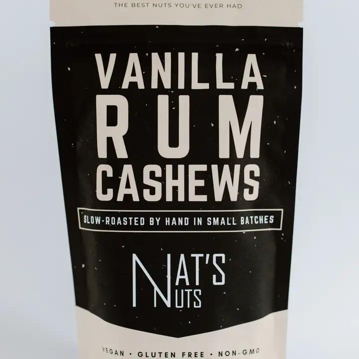 Nat's Nuts - Vanilla Rum Cashews 4 oz