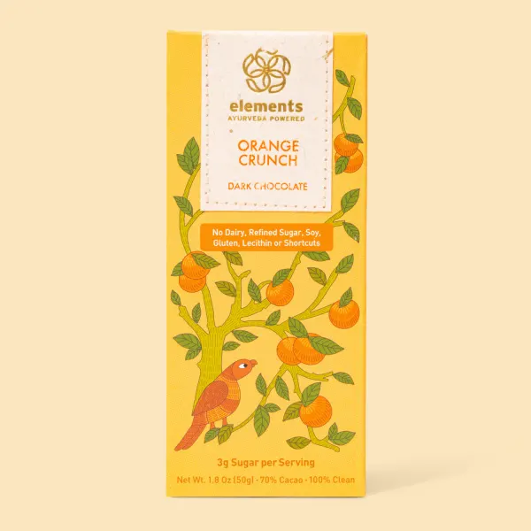 Elements - Classic Bars - Orange Crunch Quinoa with Turmeric Infusion 2oz Bar DISCOSVF