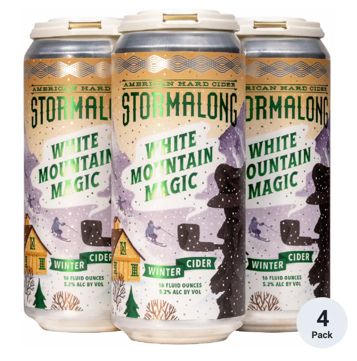 Stormalong - White Mountain Magic - 4 Pack 16 oz Cans - 606674