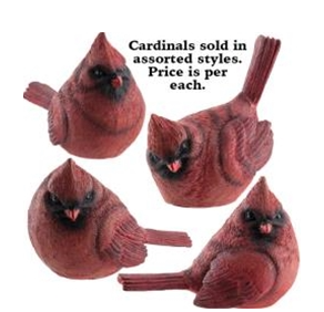 Large Resin Red Cardinal - G13079