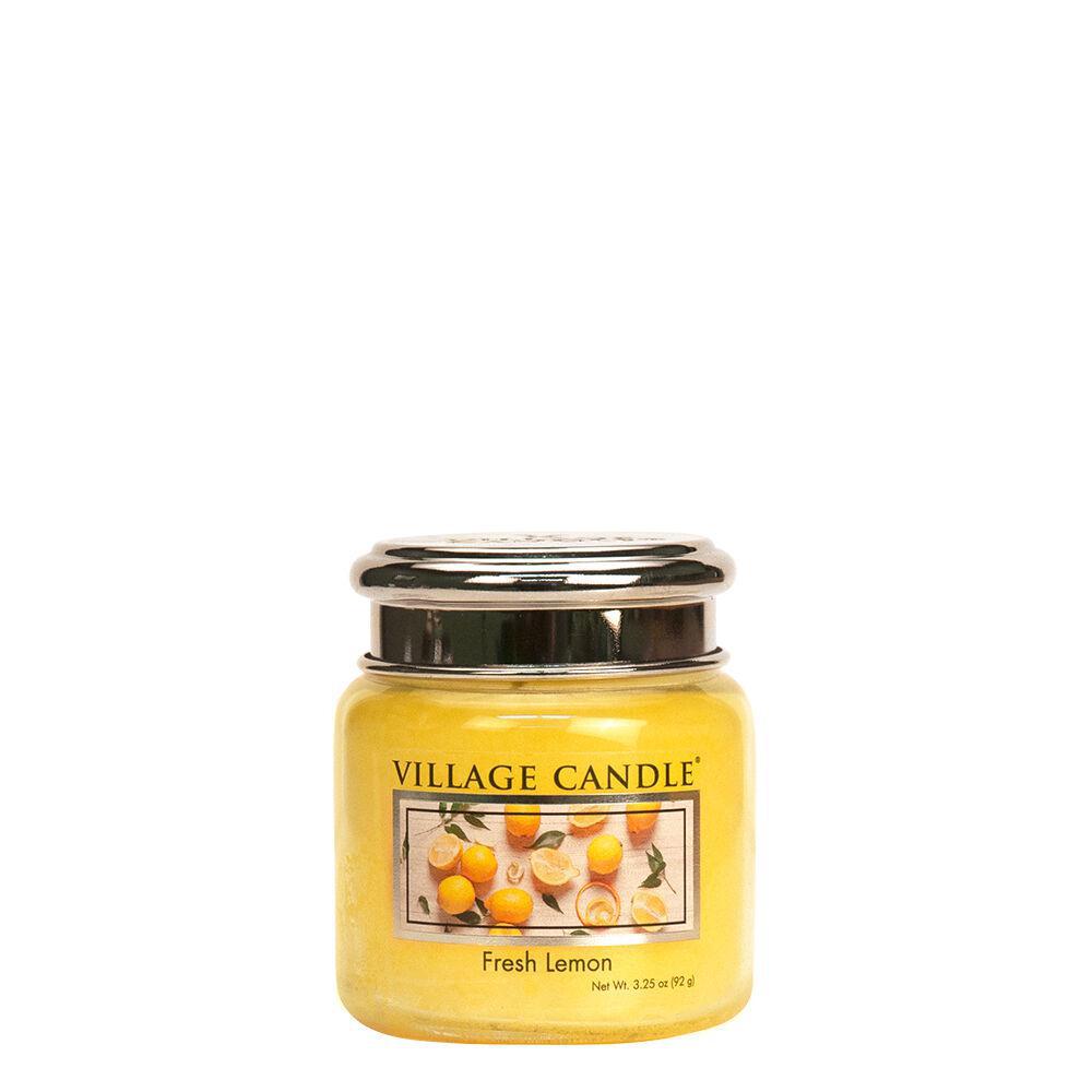 Stonewall Kitchen Village Candle Fresh Lemon - Petite 3.25 oz Jar 4030048 DISVEN