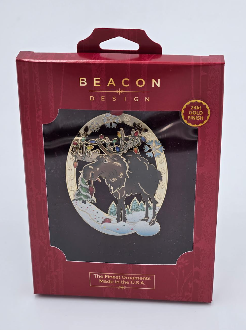 Beacon Design - Holiday Moose Ornament - 61345