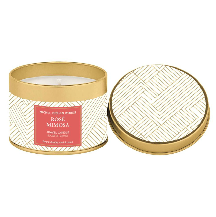 Stonewall Kitchen - Michel Design Works - Rosé Mimosa Travel Candle - 849450