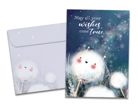 Tree-Free Greetings - Birthday Card - Dandelion Wishes - 22473