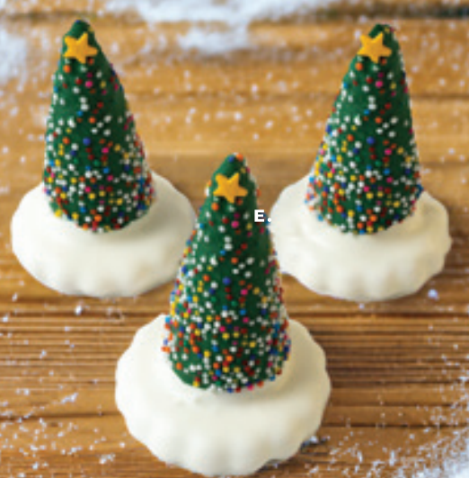 Sweet Shop USA - Milk Chocolate Christmas Tree Cookies 1.25 oz - F109240359229