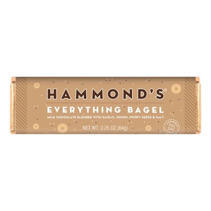 Hammond's Candies - Everything Bagel Milk Chocolate Candy Bar 2.25oz - OC53112