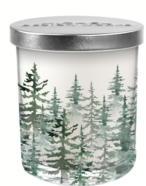 Stonewall kitchen - Michel Design Works - Evergreen Decorative Glass Candle - #831462