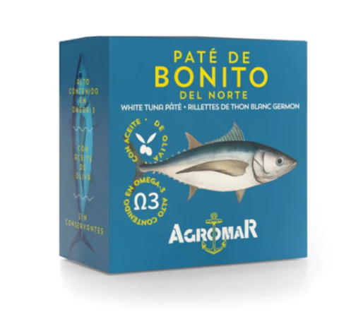 Agromar - White Tuna Pate ( Paté de bonito del norte, lata ) - AGRO-2624-1