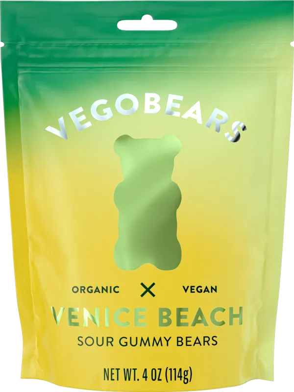 Candy People VegoBears - Venice Beach (lemon, apple, pineapple)  4 oz DISCOSVF